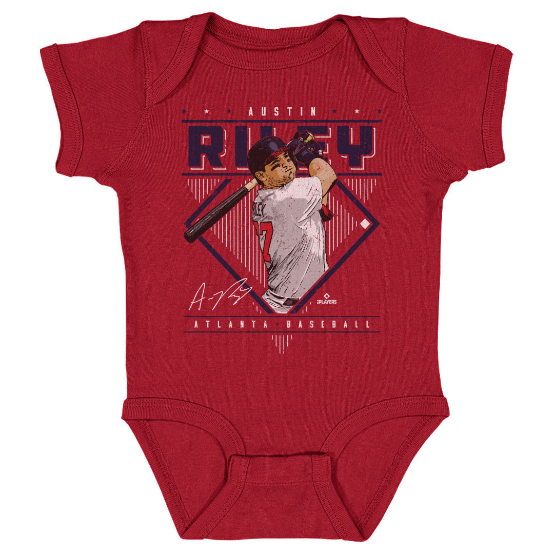 Austin Riley Atlanta Diamond Name WHT