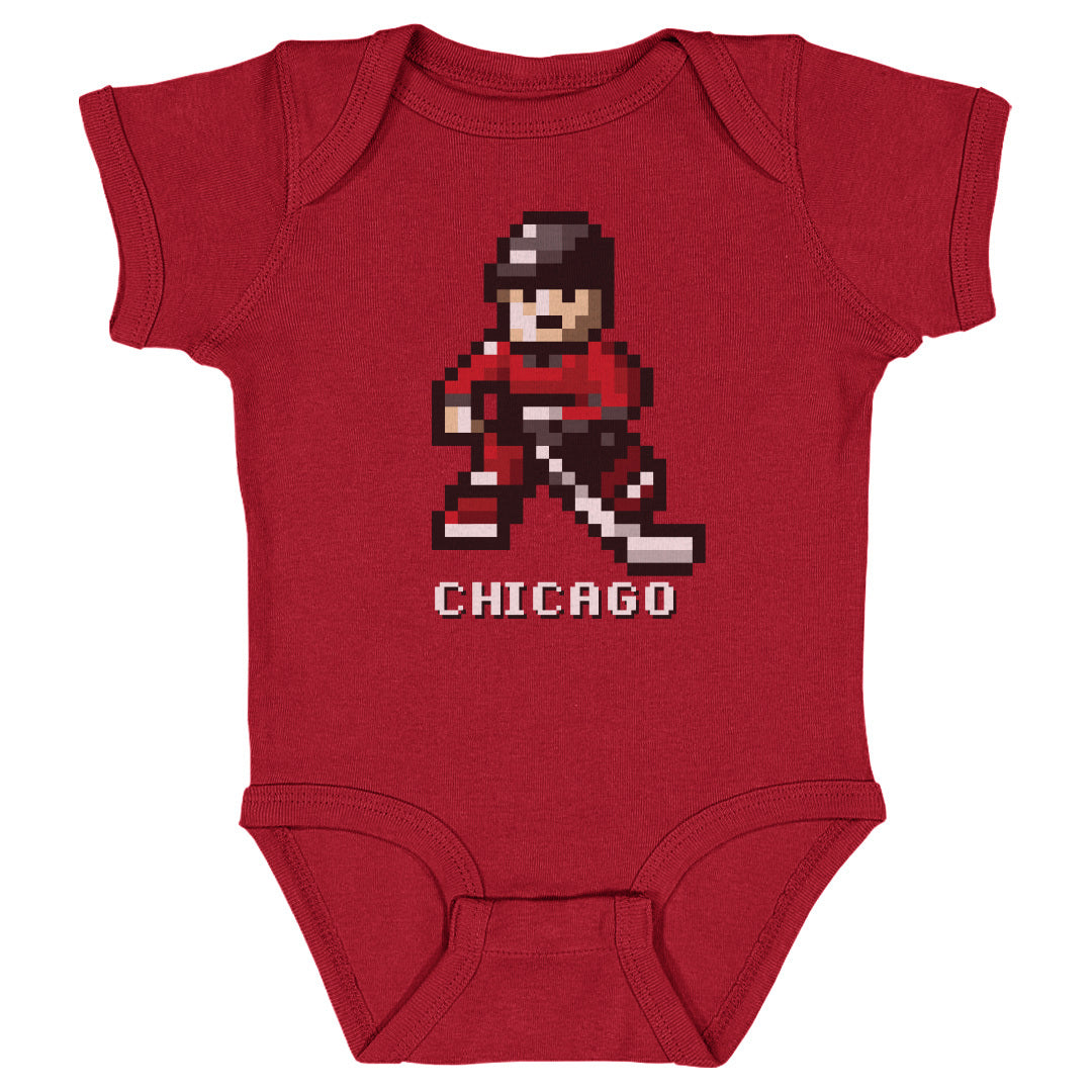 Chicago Hockey 8-bit WHT