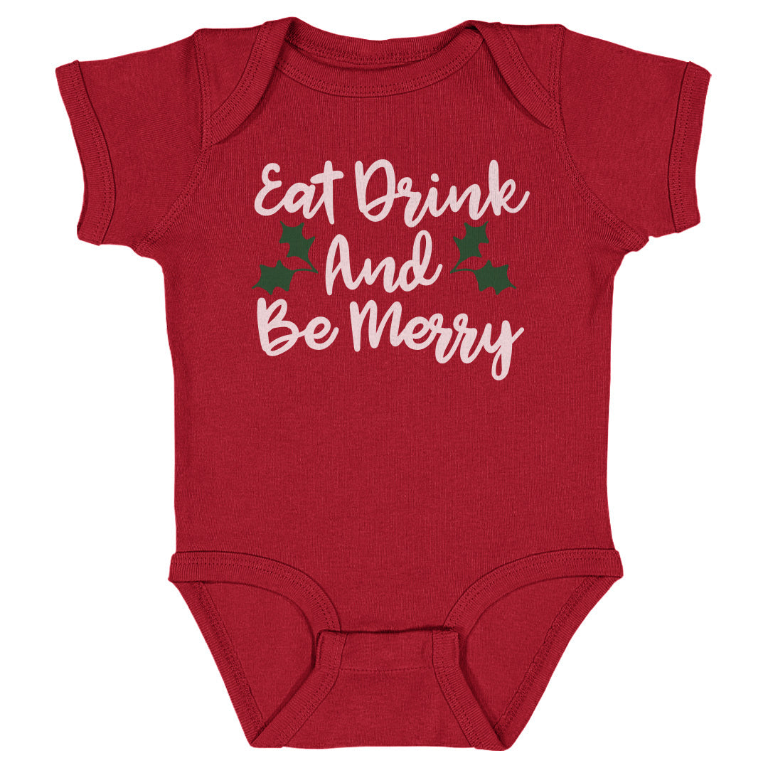 Christmas Eat Drink And Be Merry WHT