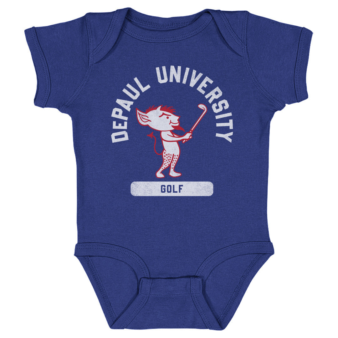 DePaul Blue Demons Mascot Golf WHT