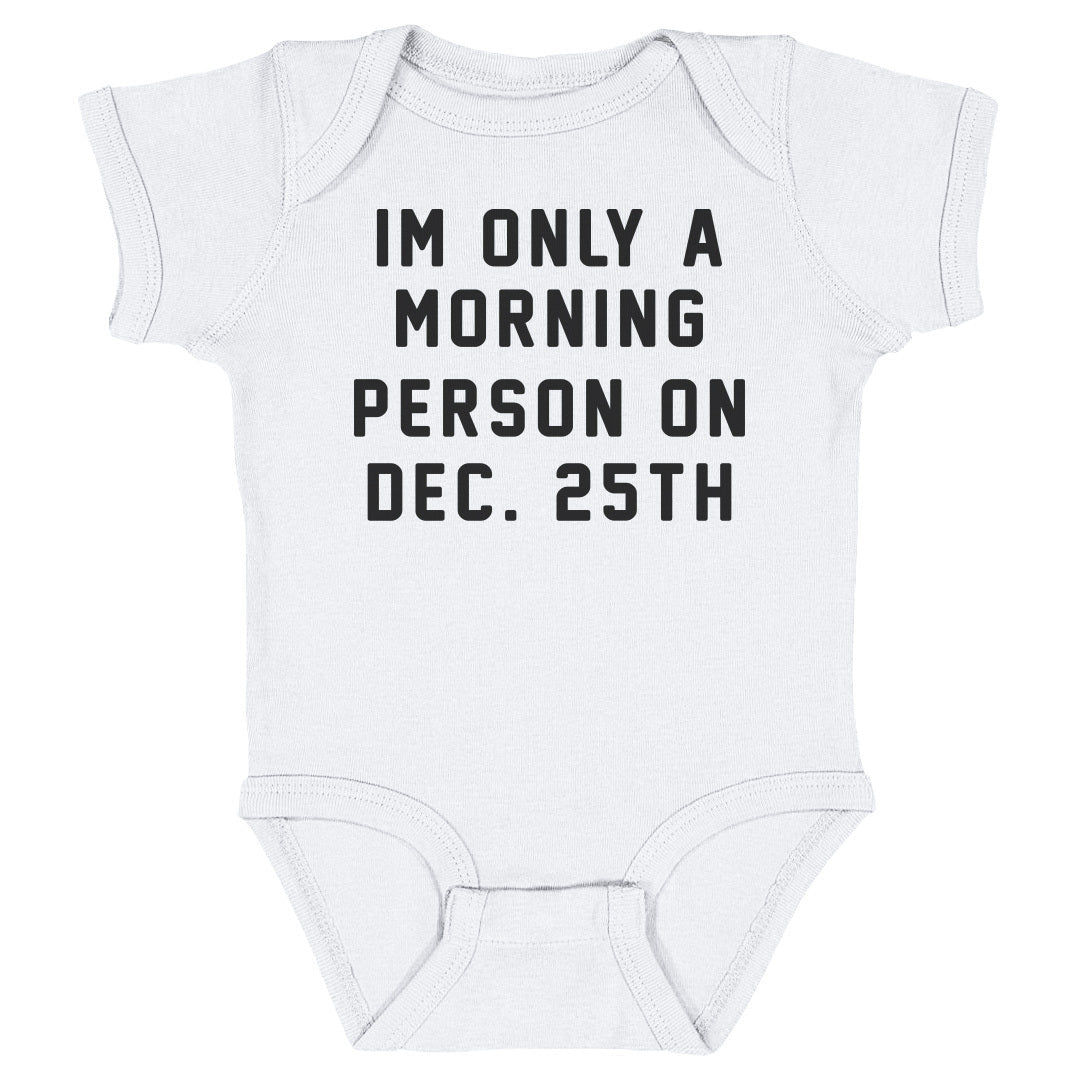 Christmas Morning Person On Christmas