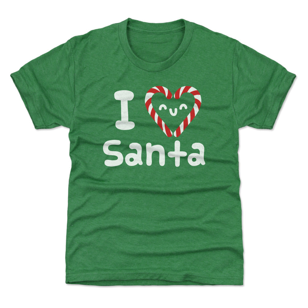 Christmas I Love Santa WHT