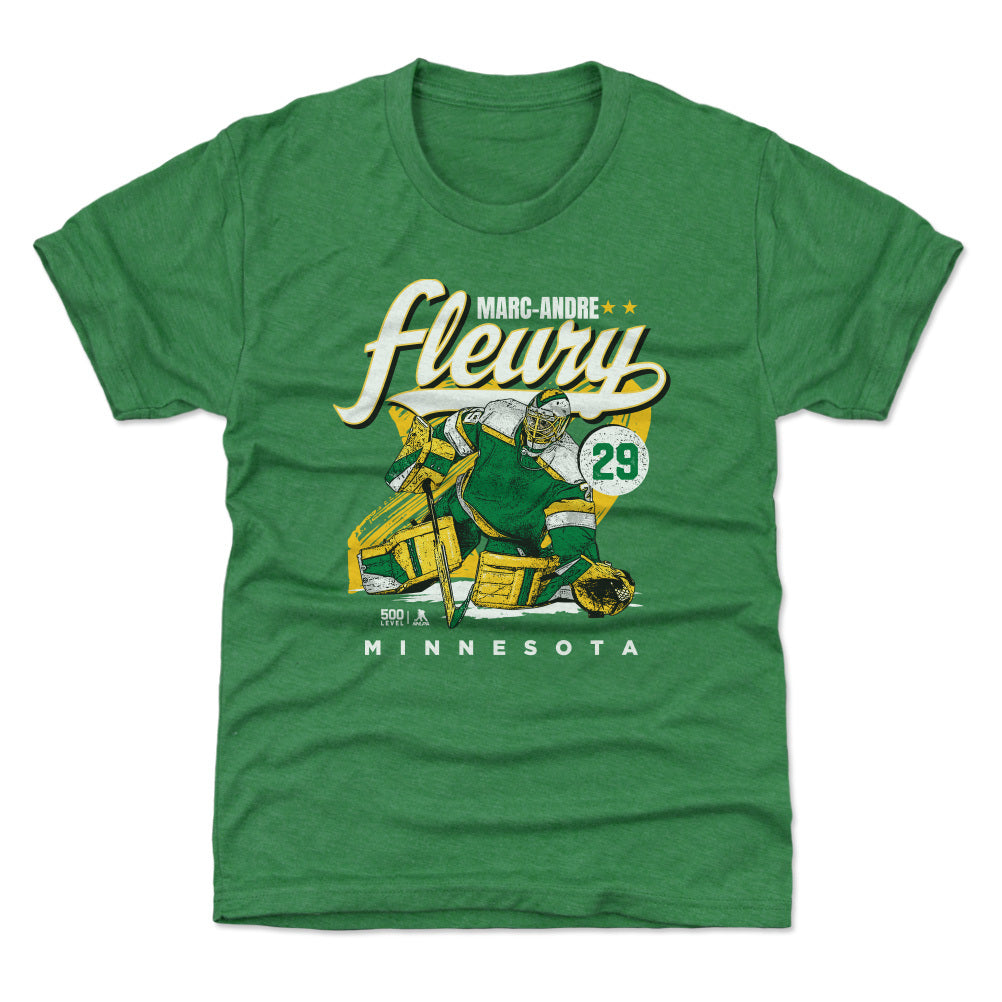 Marc-Andre Fleury Minnesota Retro WHT