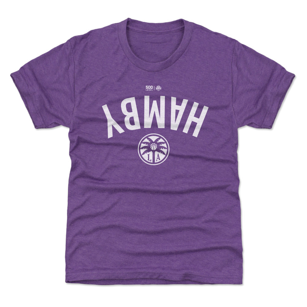 Dearica Hamby Los Angeles Sparks Invert WHT