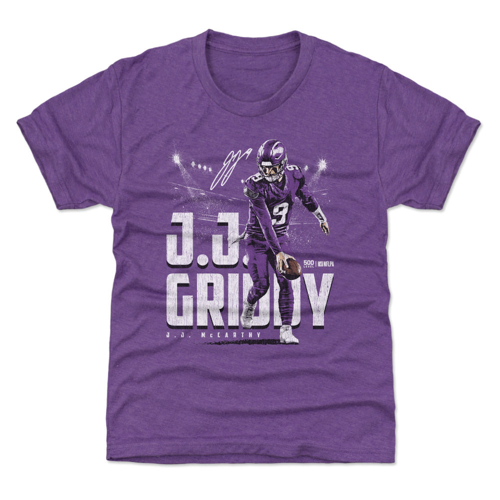 J.J. McCarthy Minnesota Griddy WHT