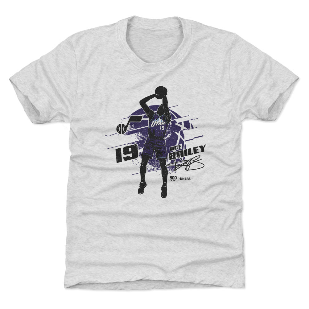 Ace Bailey Utah Jazz Silhouette