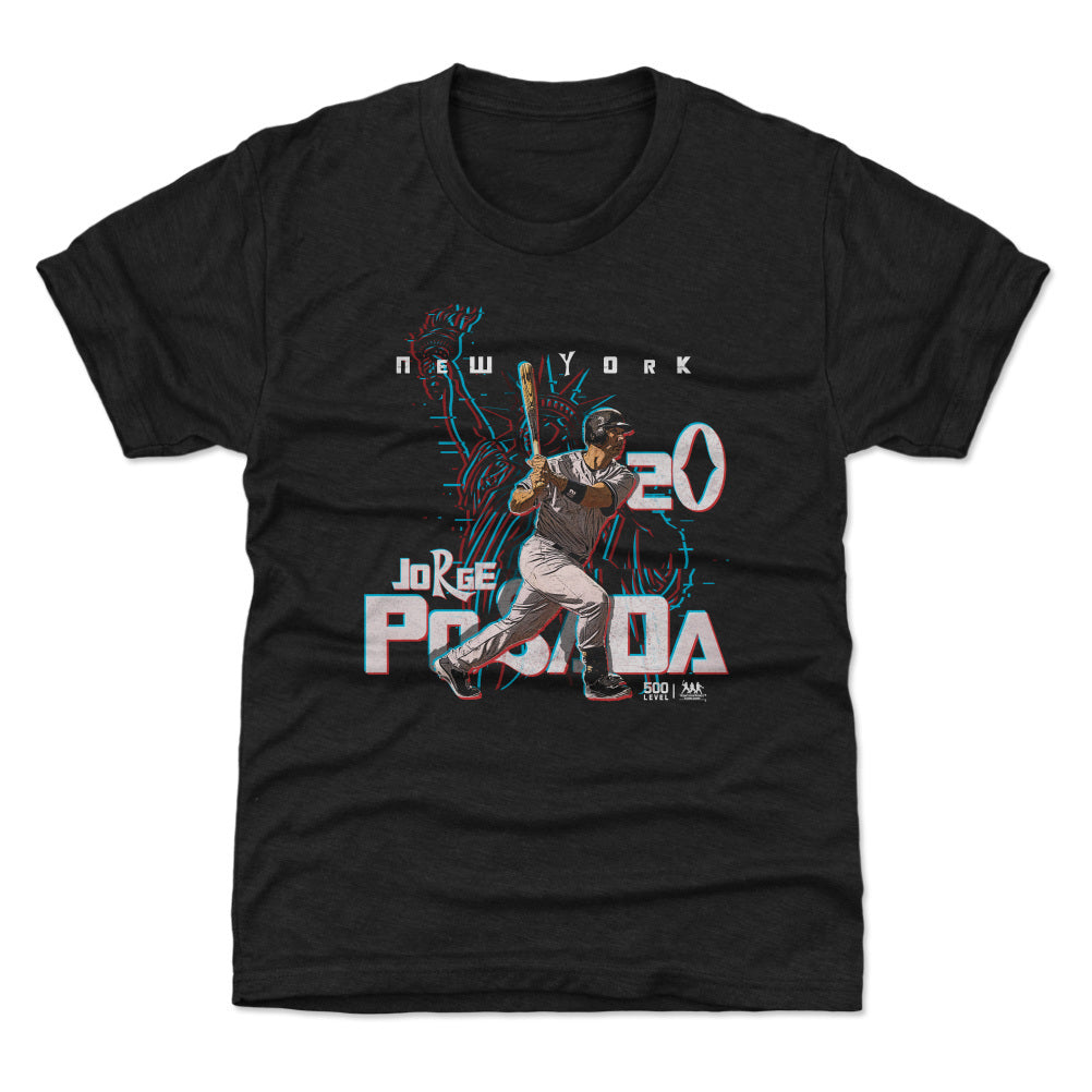 Jorge Posada New York Y 3D Graphic WHT