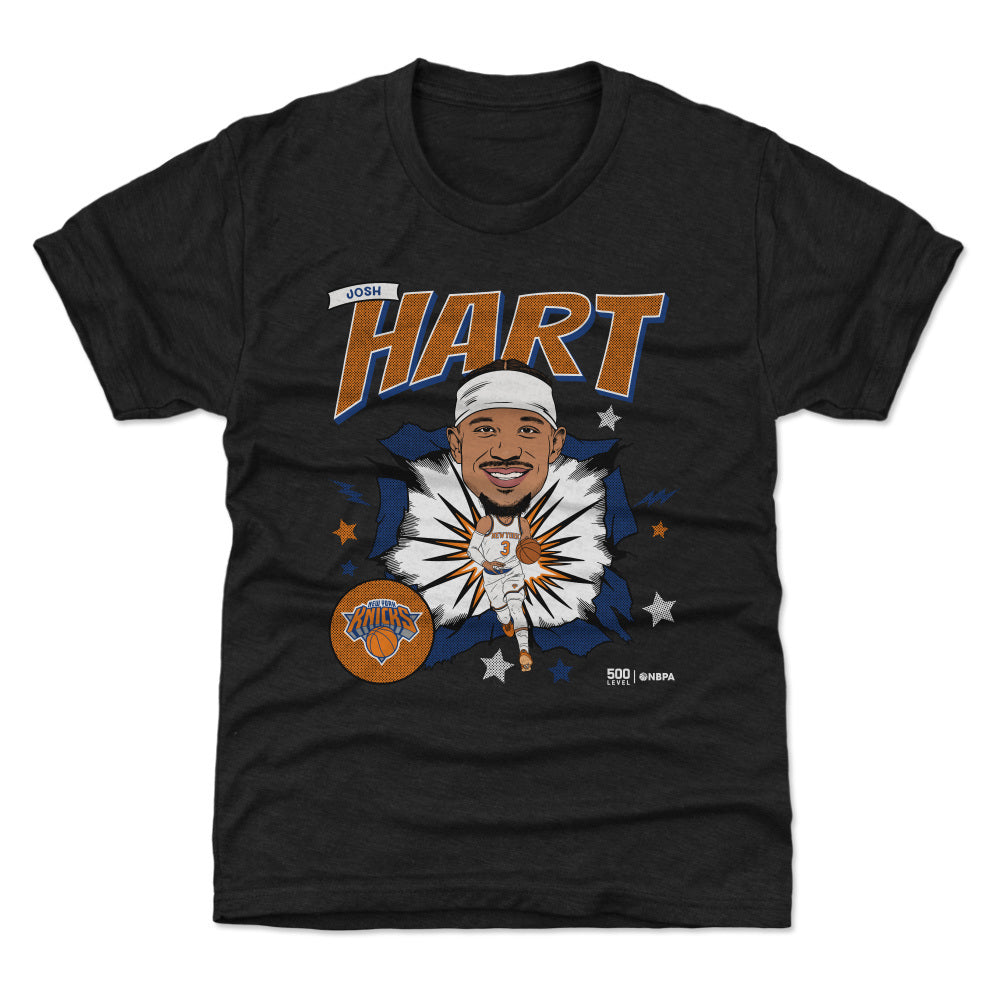 Josh Hart New York Knicks Caricature WHT