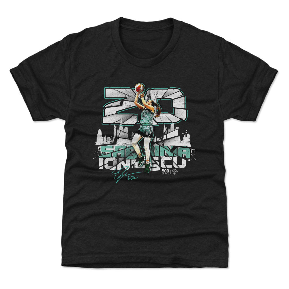 Sabrina Ionescu New York Liberty Player Name WHT