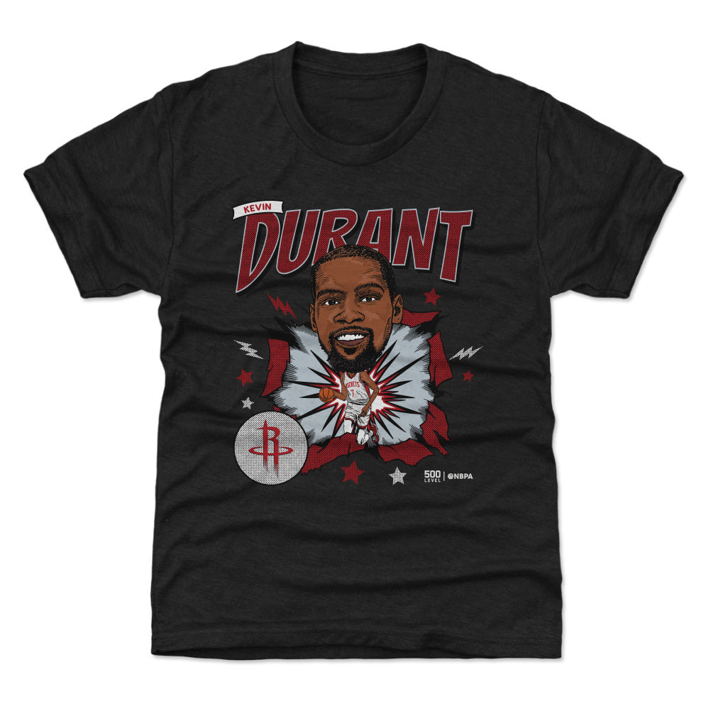 Kevin Durant Houston Rockets Caricature WHT