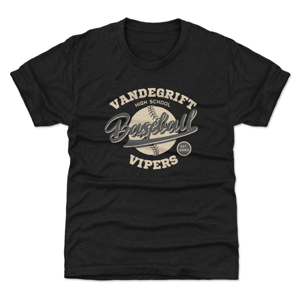 Vandegrift Crown Trio Baseball Script WHT