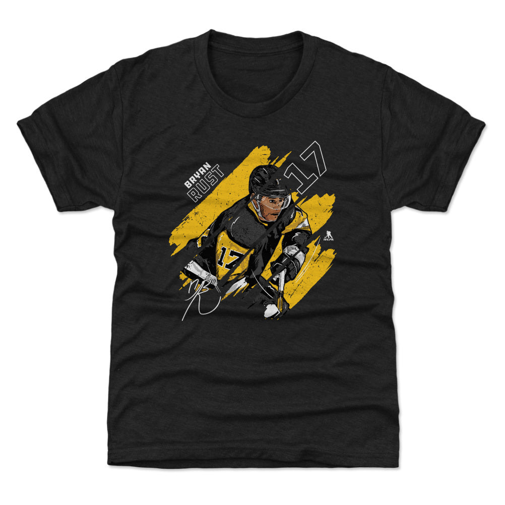 Bryan Rust Pittsburgh Stripes WHT