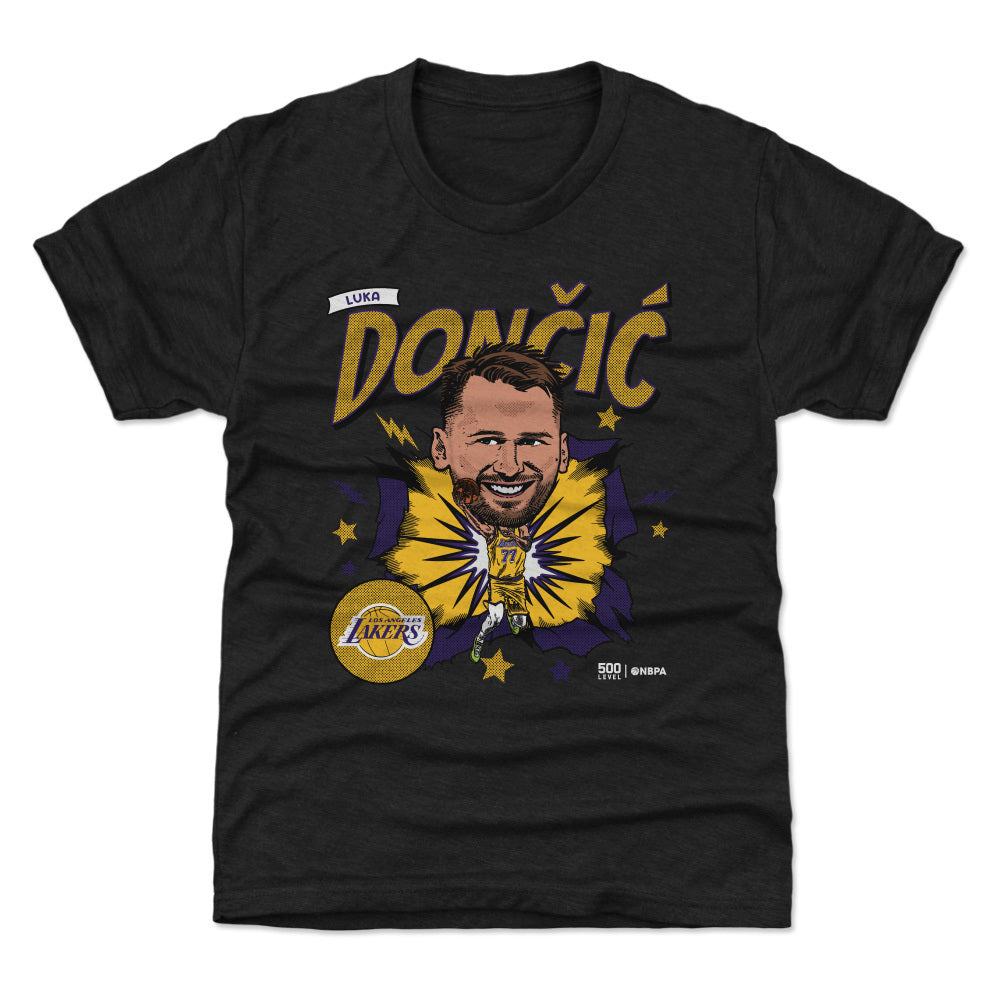 Luka Doncic Los Angeles Lakers Caricature WHT
