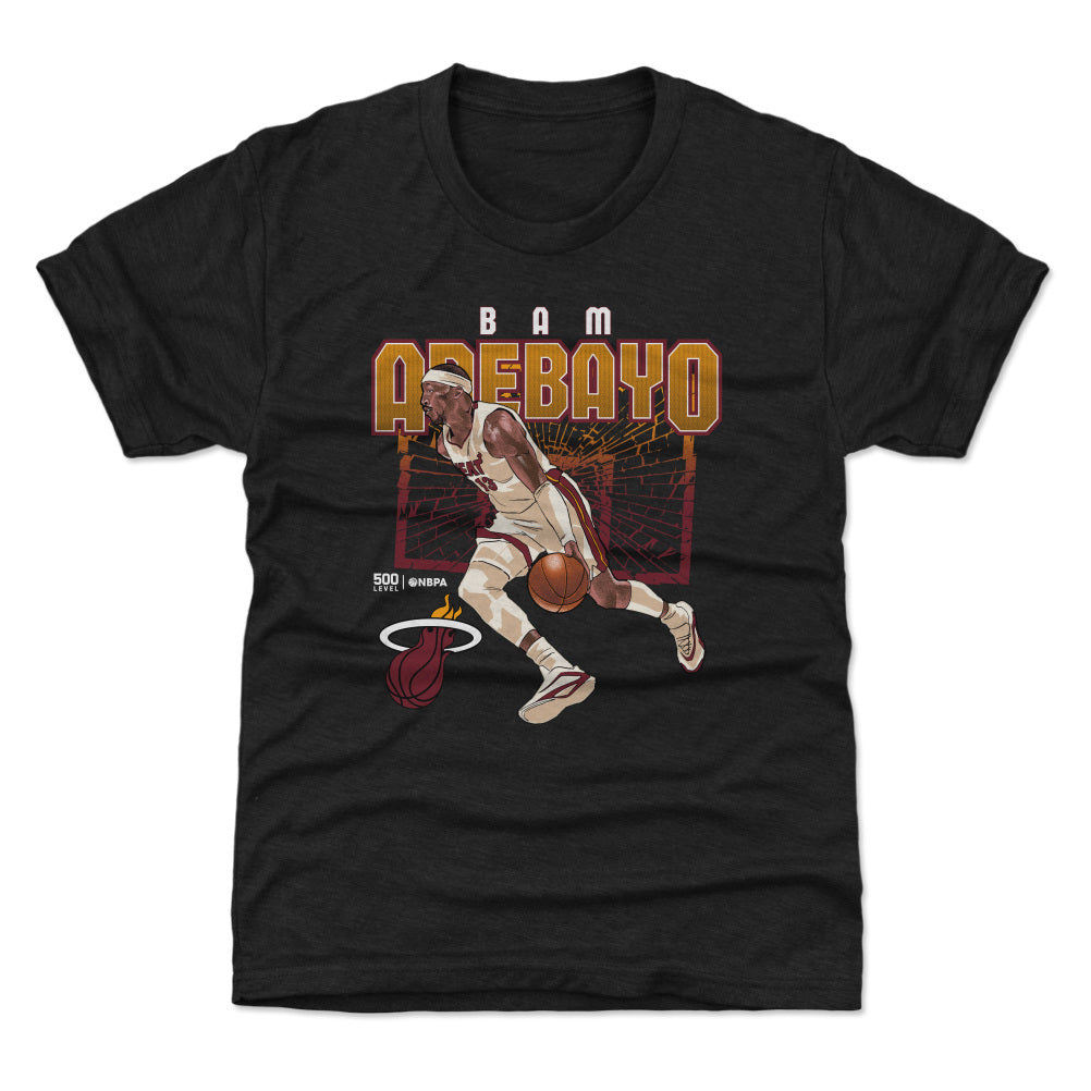 Bam Adebayo Miami Heat Shattered WHT