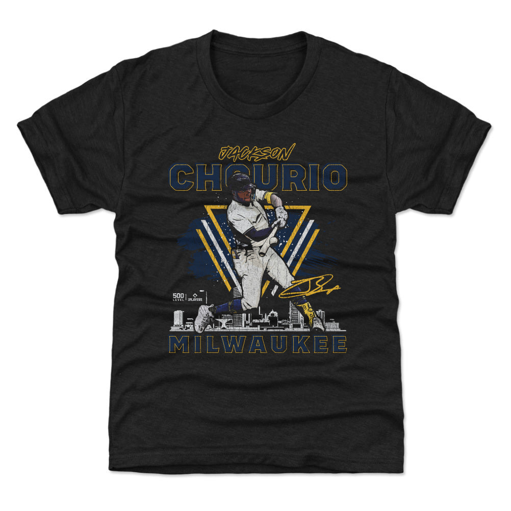 Jackson Chourio Milwaukee Gritty WHT