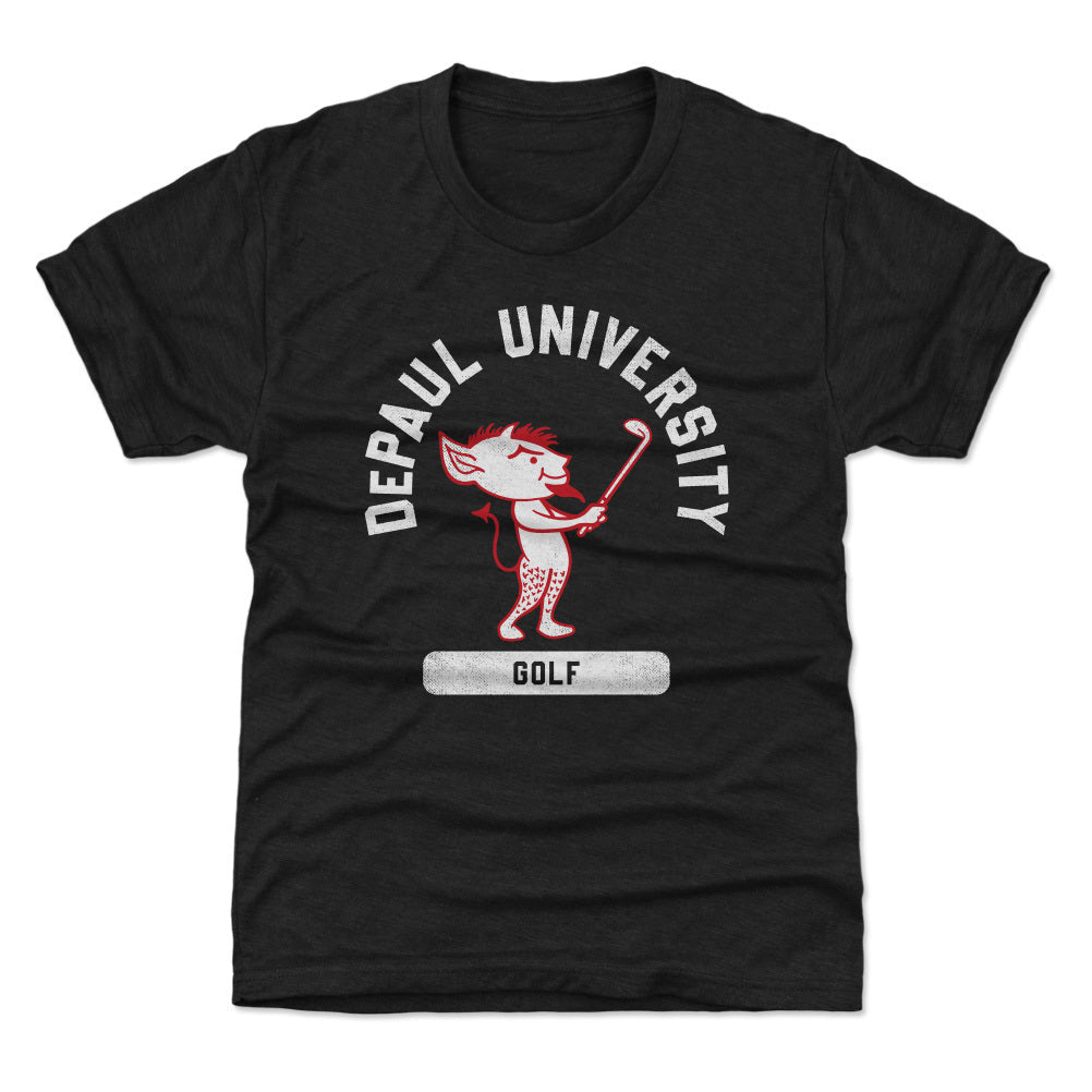 DePaul Blue Demons Mascot Golf WHT