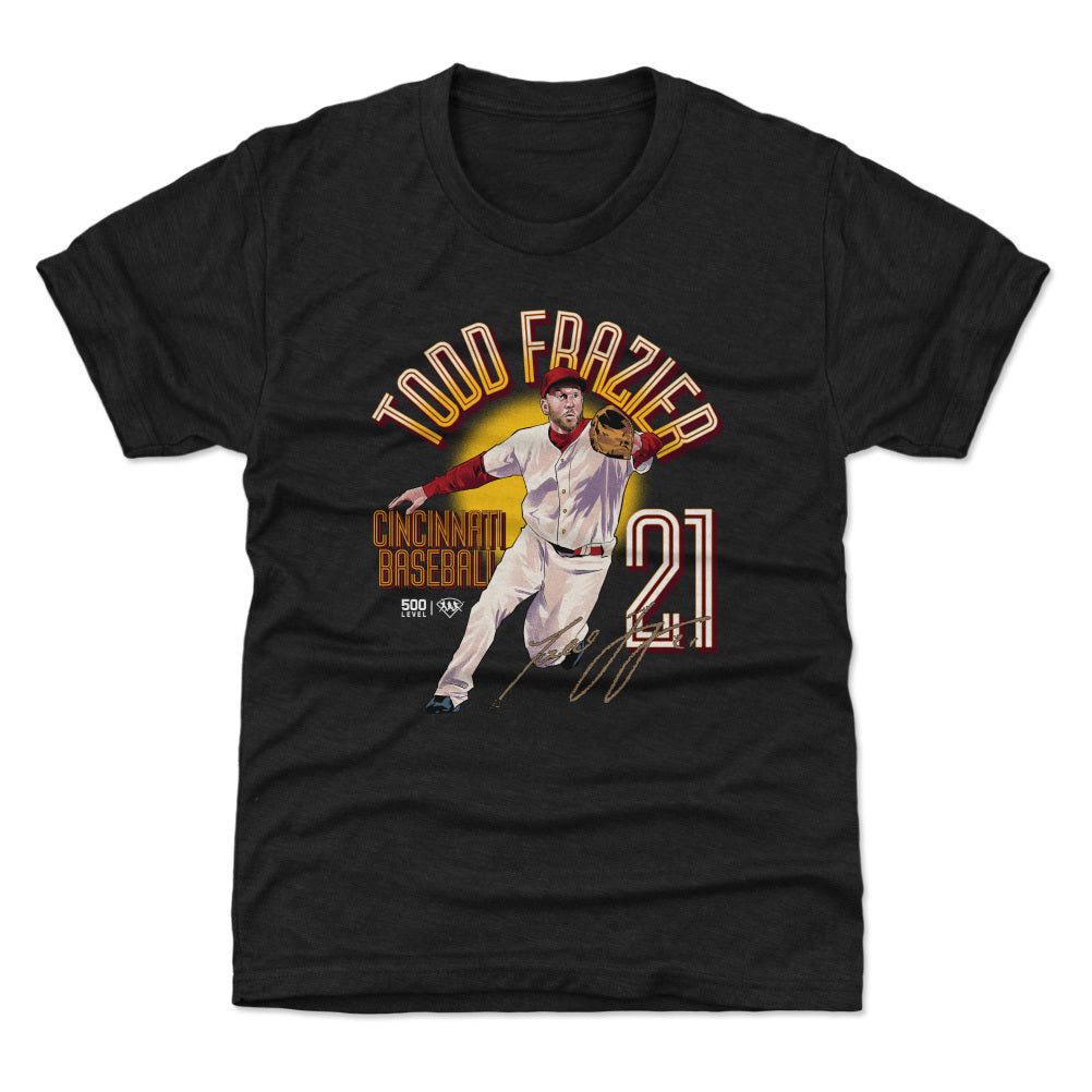 Todd Frazier Cincinnati Name Arc WHT
