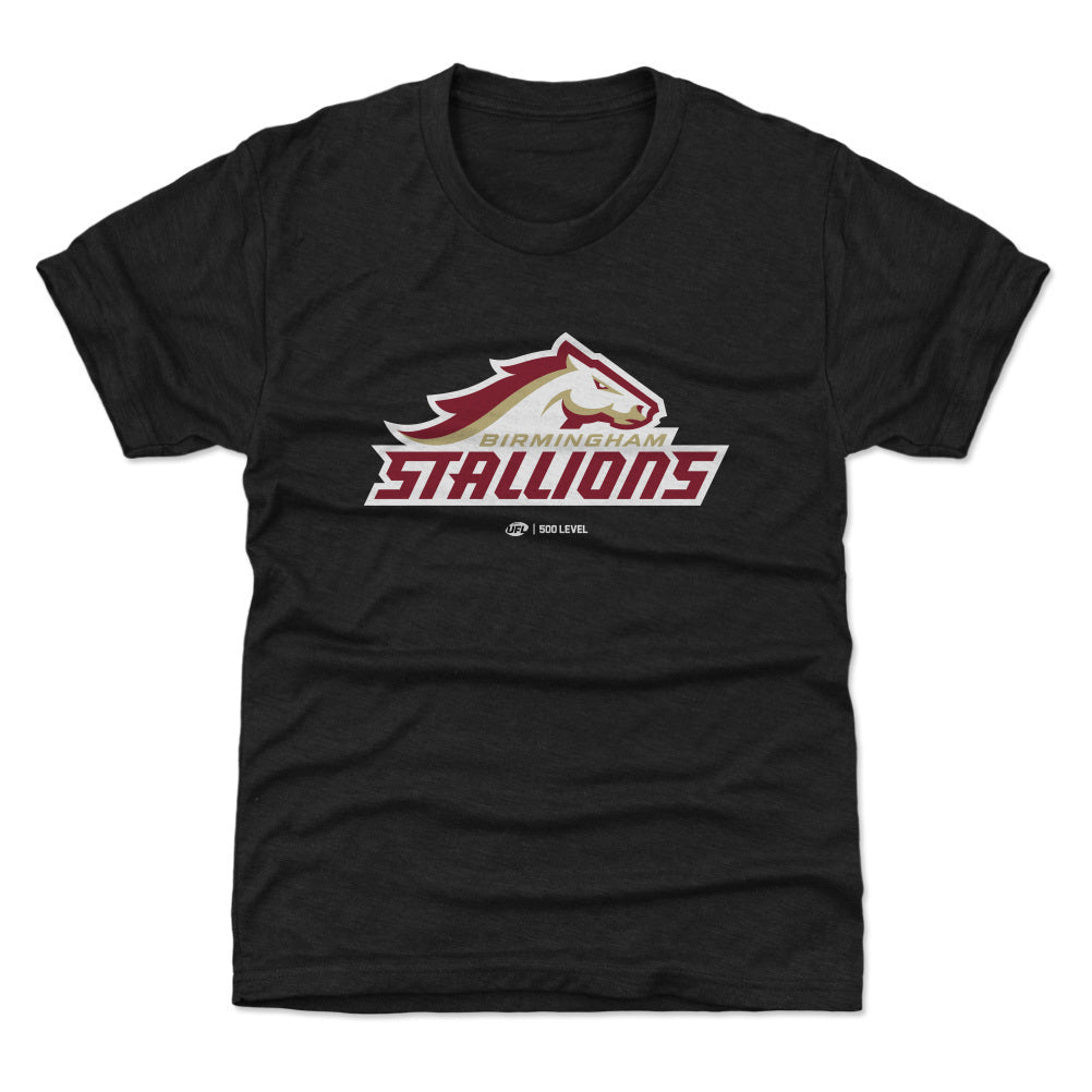 Birmingham Stallions Primary Logo WHT