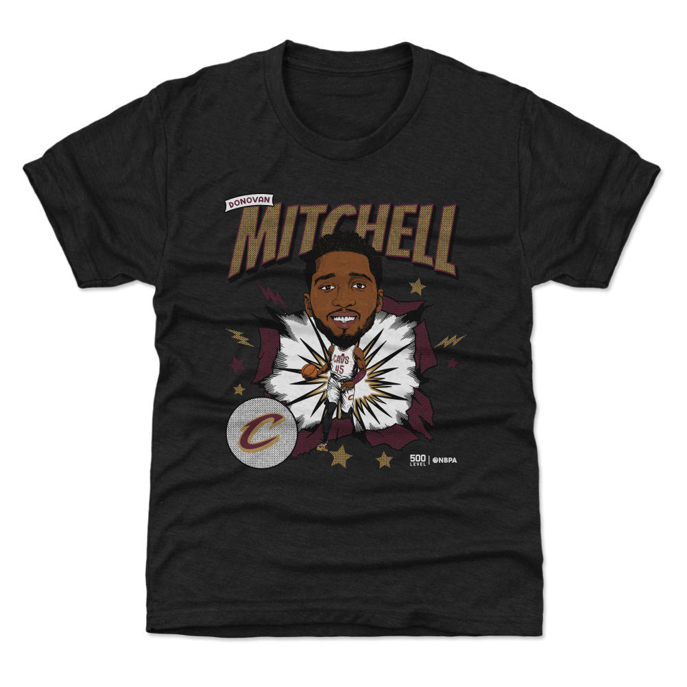 Donovan Mitchell Cleveland Cavaliers Caricature WHT