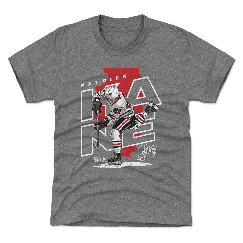 Patrick Kane Chicago Player Map WHT