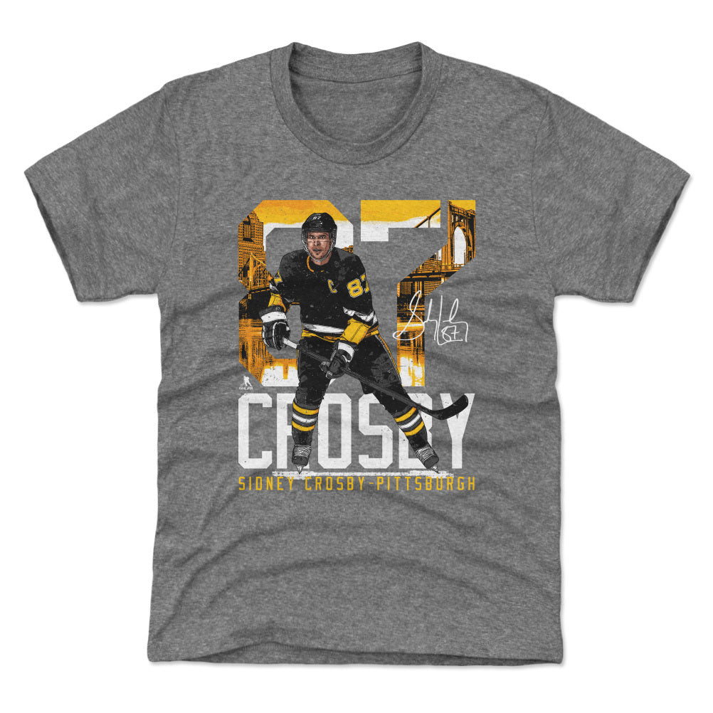 Sidney Crosby Pittsburgh Landmark WHT