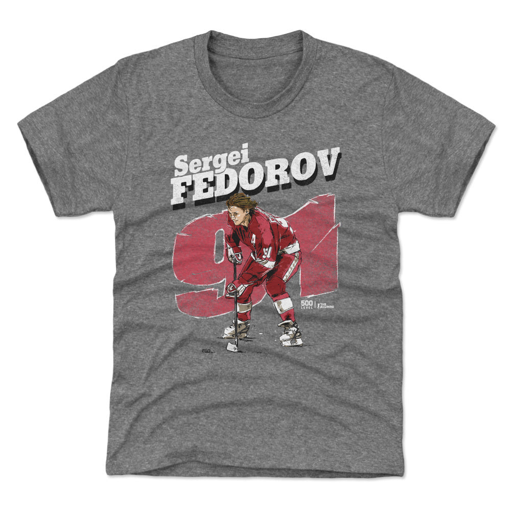 Sergei Fedorov Detroit Retro WHT