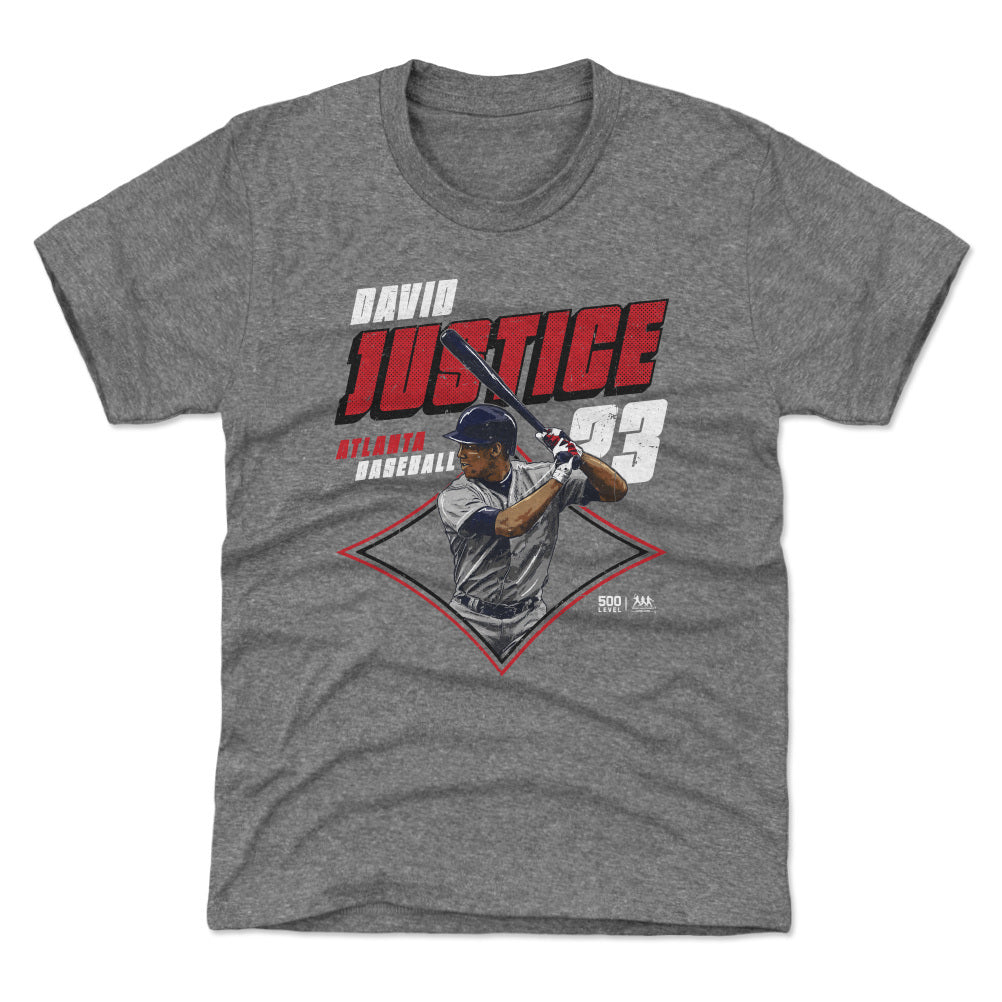 David Justice Atlanta Diamond WHT