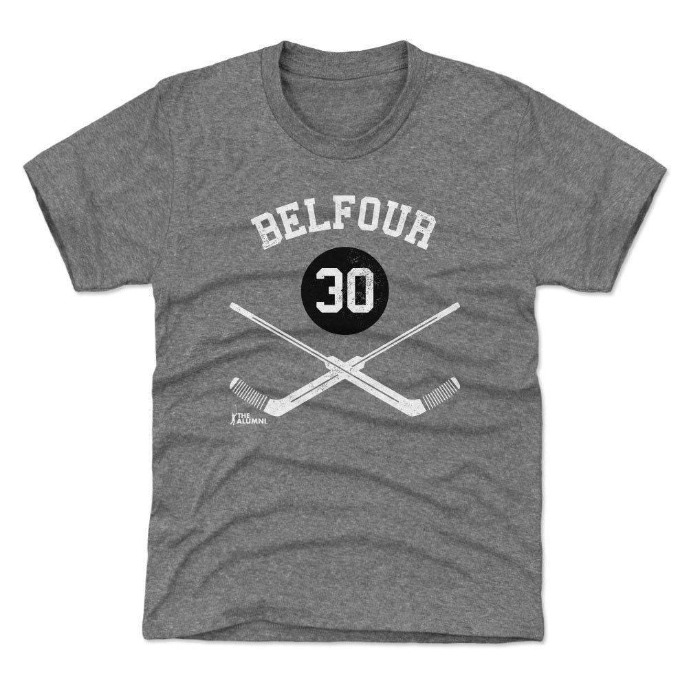 Ed Belfour Chicago 30 Goalie Sticks WHT