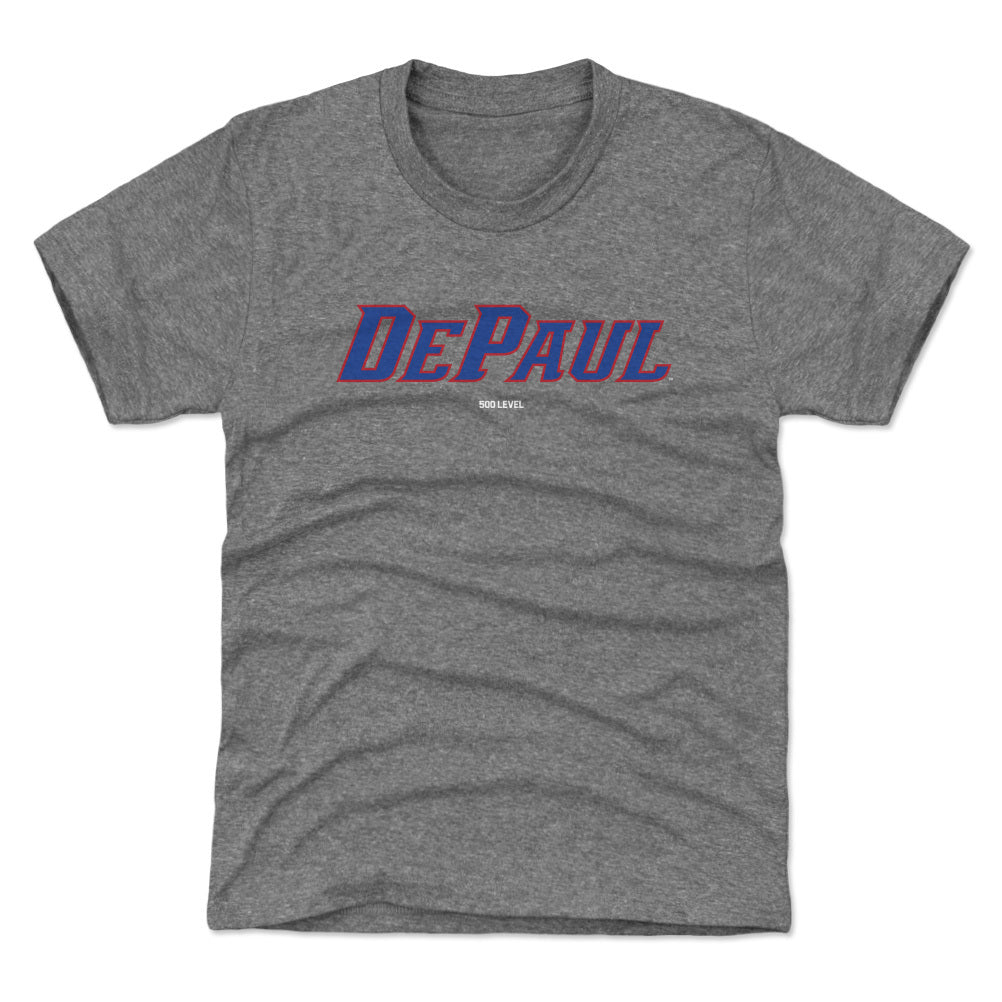 DePaul Blue Demons Wordmark WHT