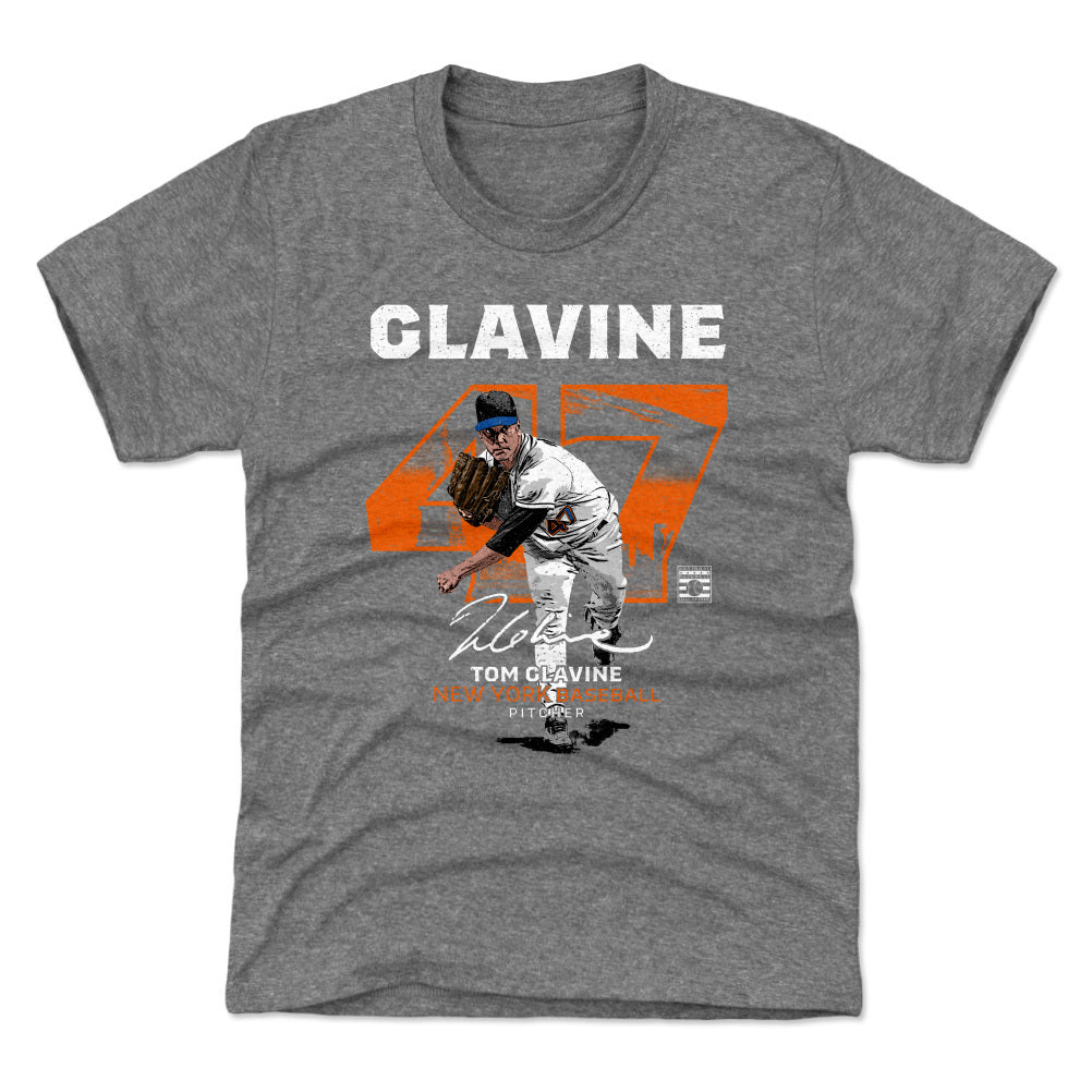 Tom Glavine Throwback Number WHT