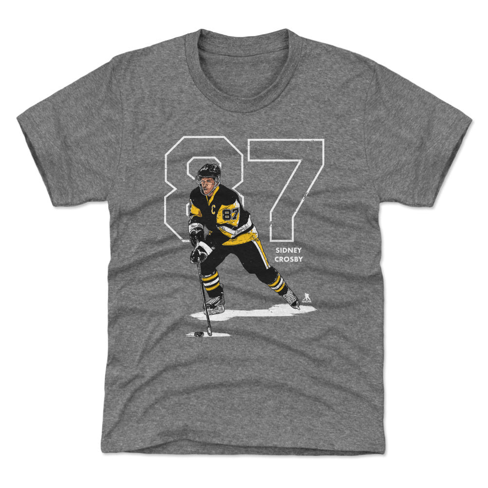 Sidney Crosby Outline W WHT