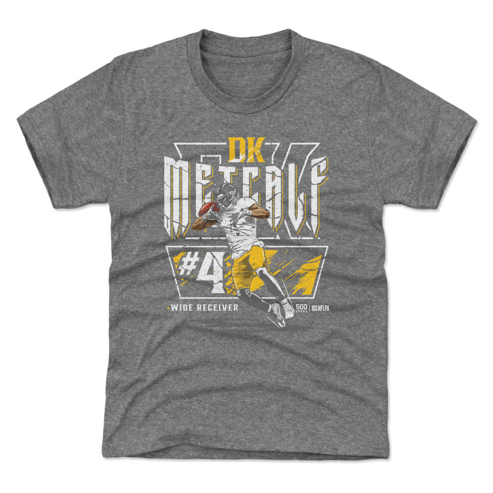 DK Metcalf Pittsburgh Shoulder Catch WHT