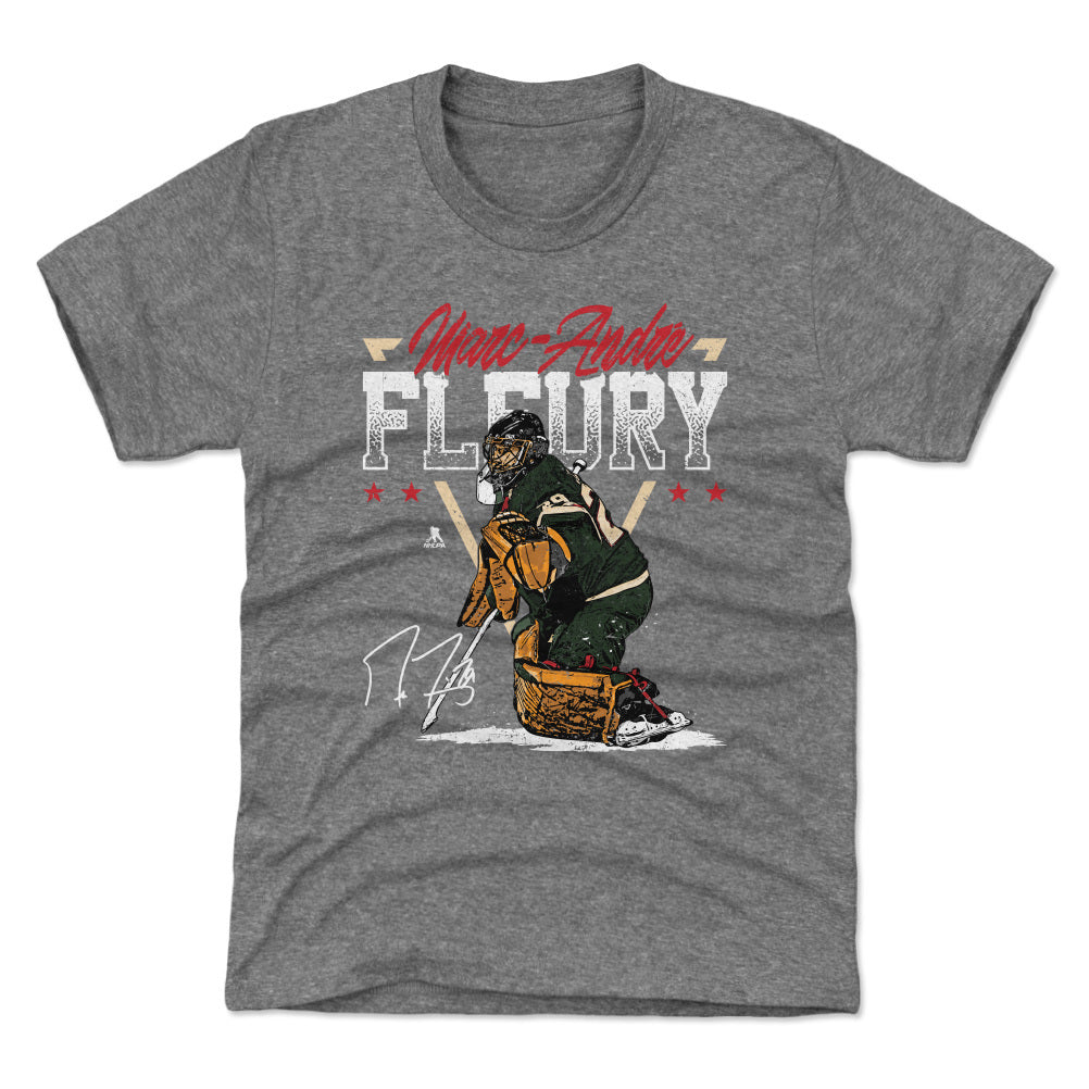 Marc-Andre Fleury Minnesota Triangle Name WHT