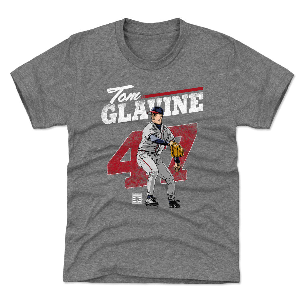 Tom Glavine Retro Grunge WHT