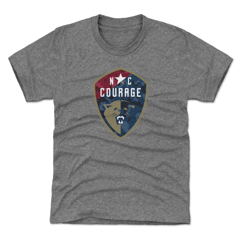 North Carolina Courage Camo Logo WHT