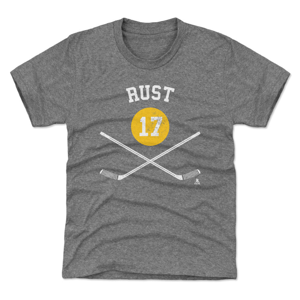 Bryan Rust Pittsburgh Sticks WHT