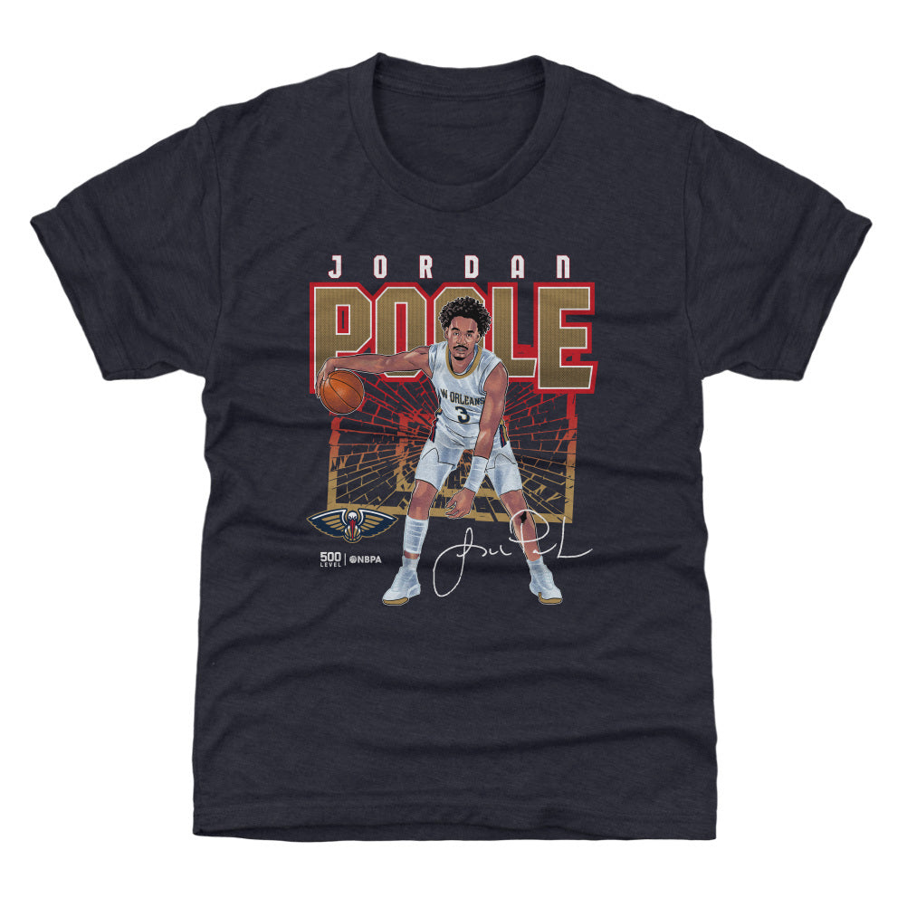 Jordan Poole New Orleans Pelicans Shattered WHT