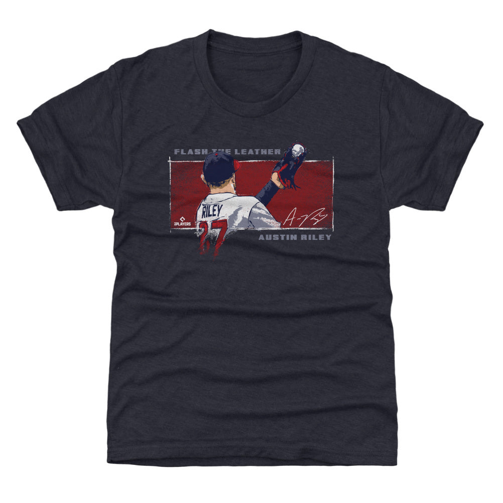 Austin Riley Atlanta Flash The Leather WHT