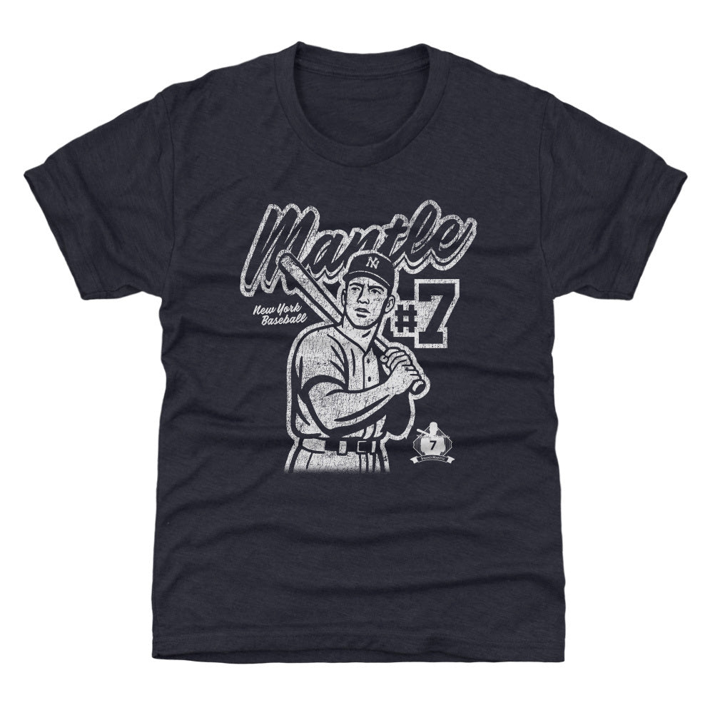 Mickey Mantle New York Y Retro WHT