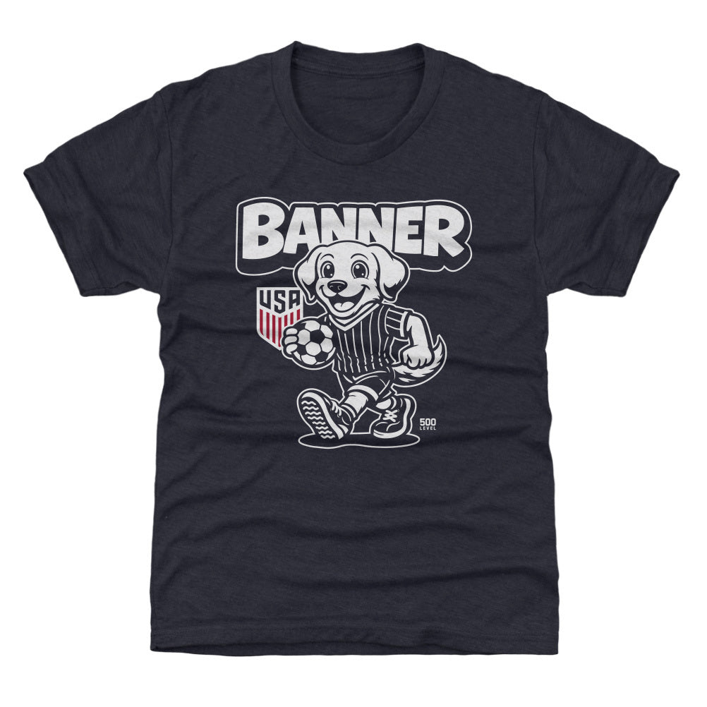 U.S. Soccer Mascot Banner WHT