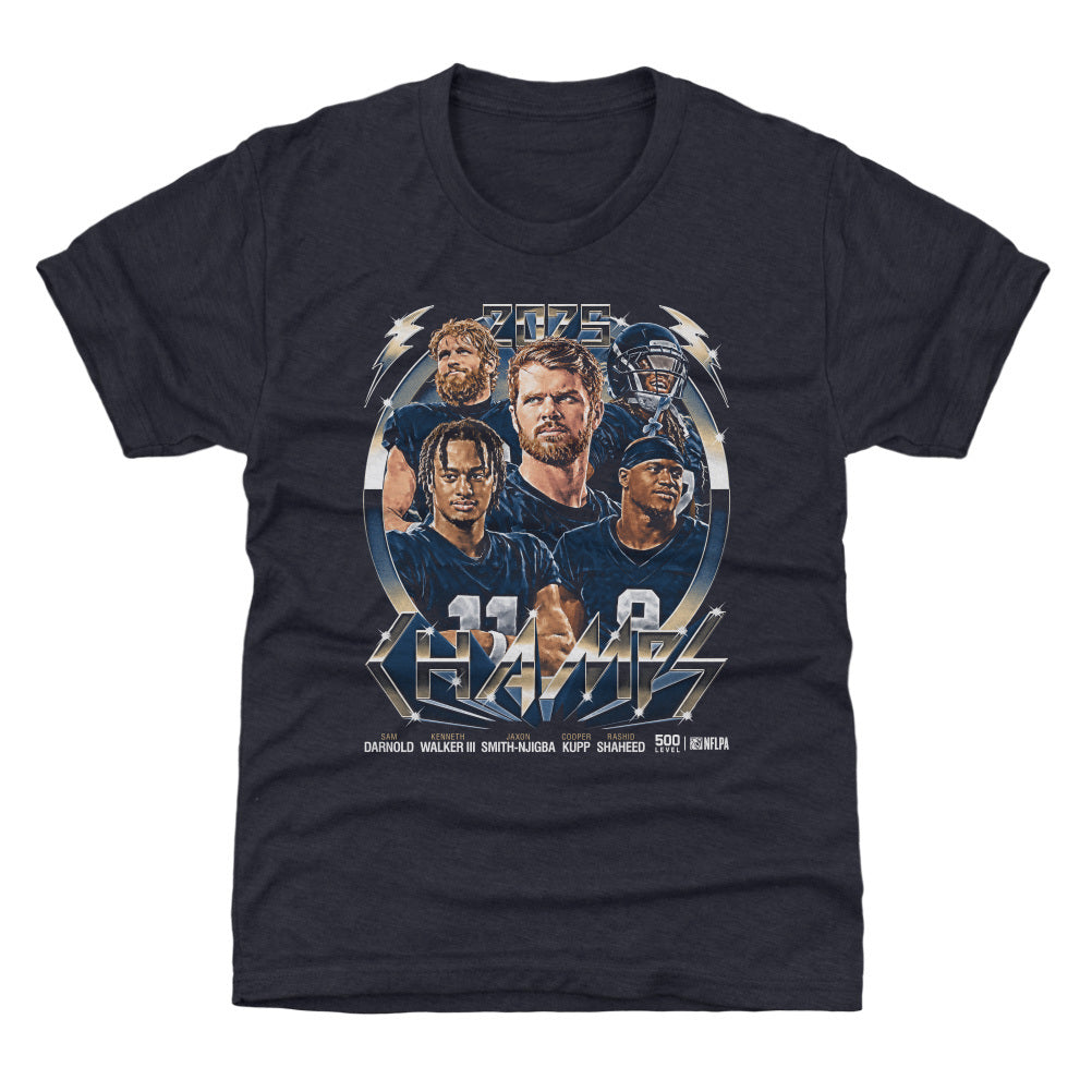 Seattle Football 2025 Champs Vintage WHT