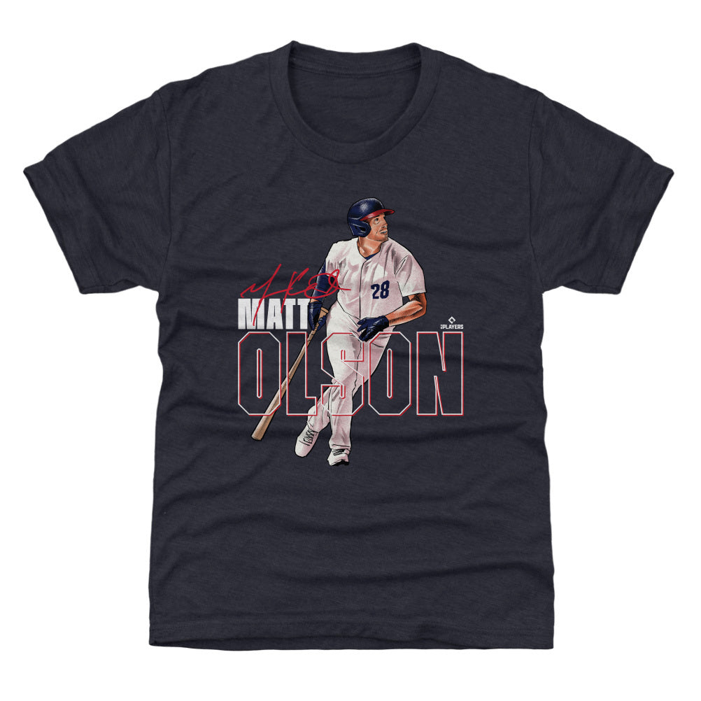 Matt Olson Atlanta Stance WHT