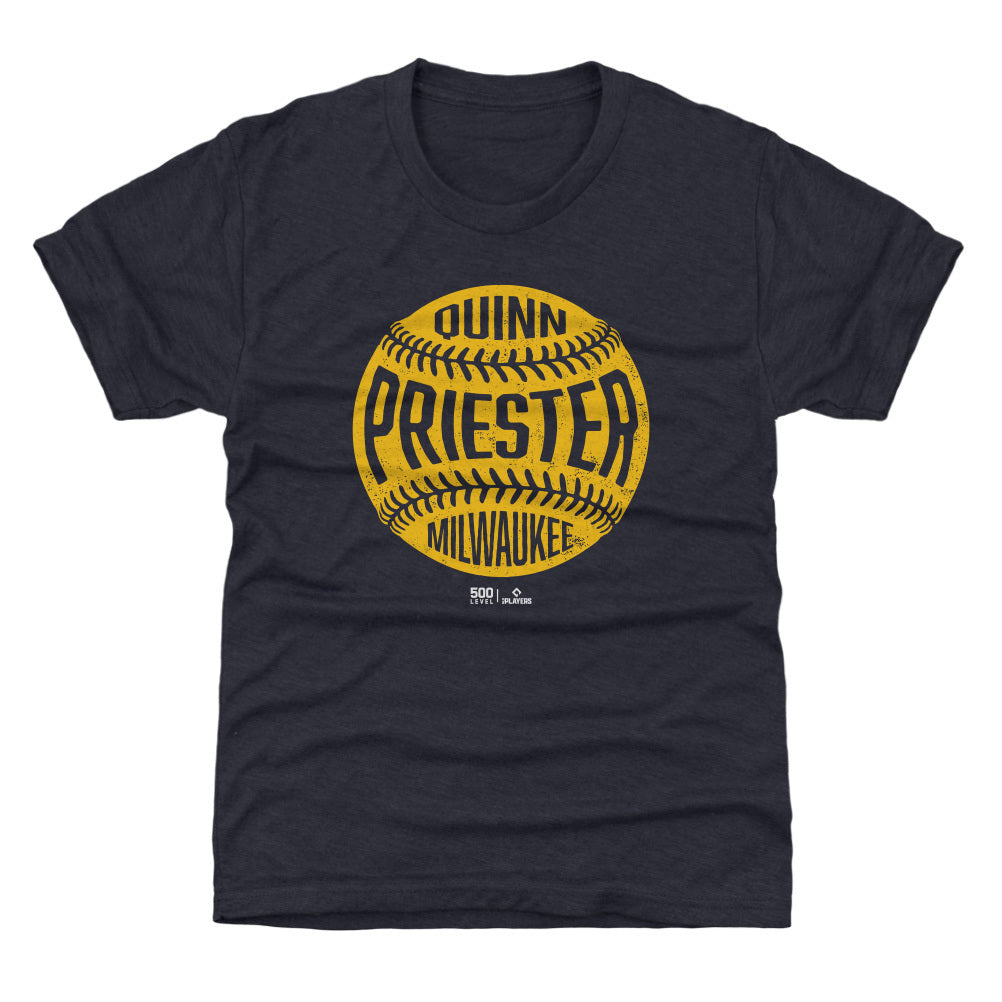 Quinn Priester Milwaukee Vintage Baseball WHT