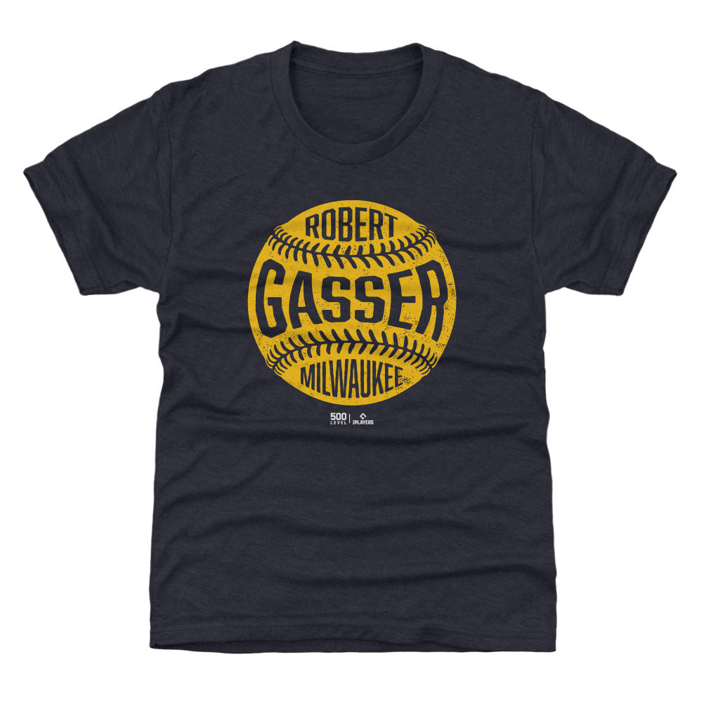 Robert Gasser Milwaukee Vintage Baseball WHT