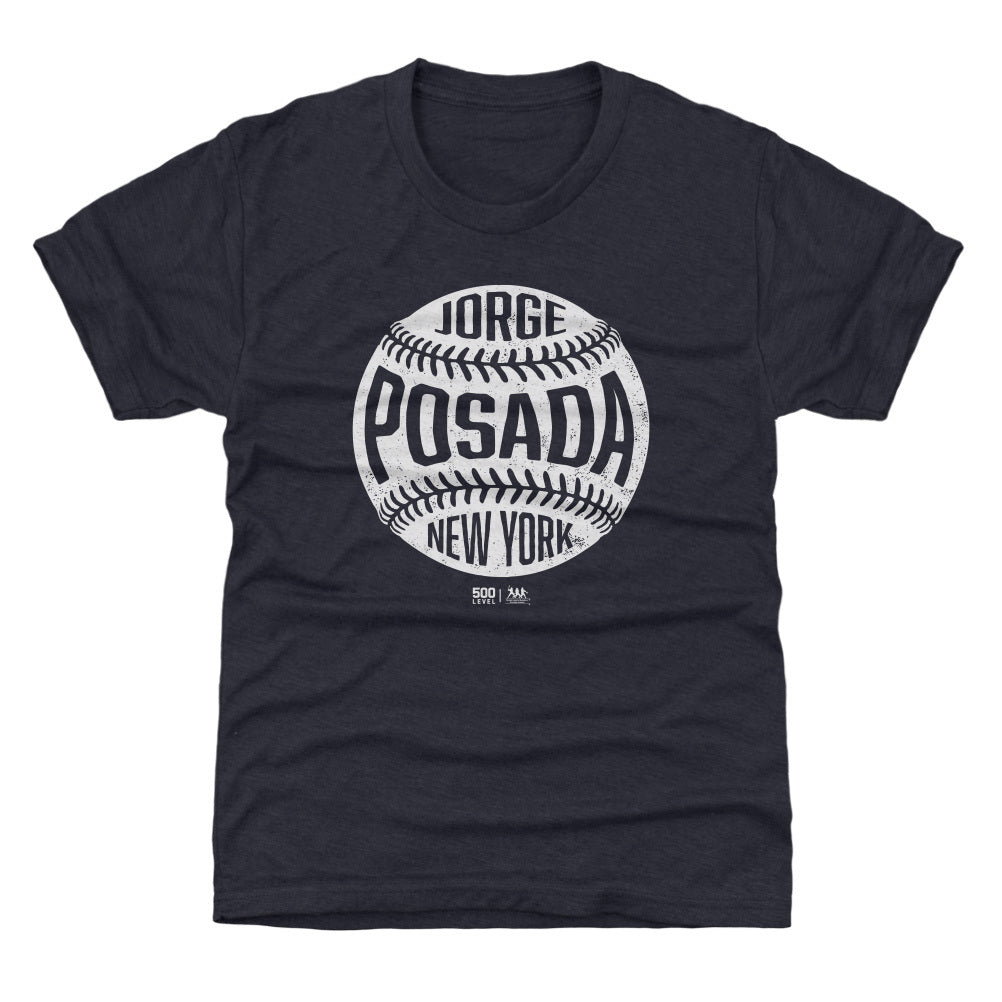 Jorge Posada New York Y Vintage Baseball WHT