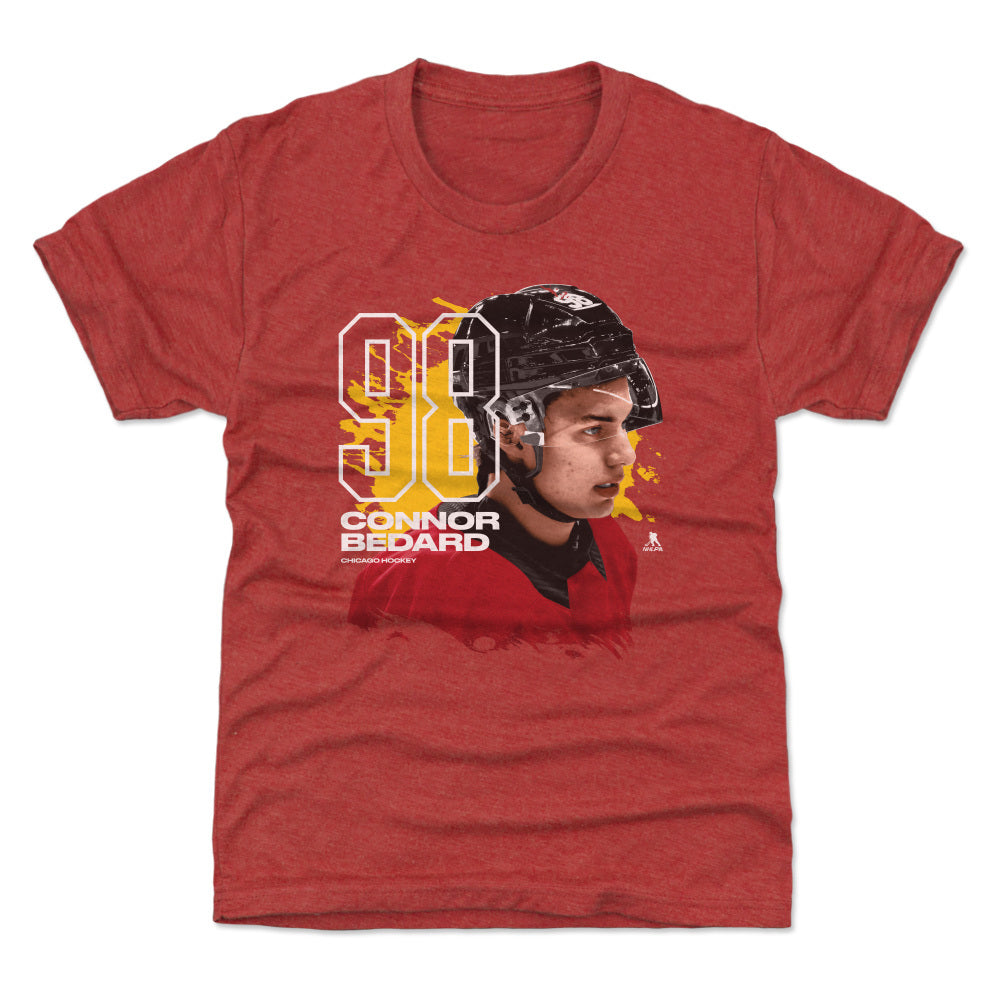 Connor Bedard Chicago Profile WHT
