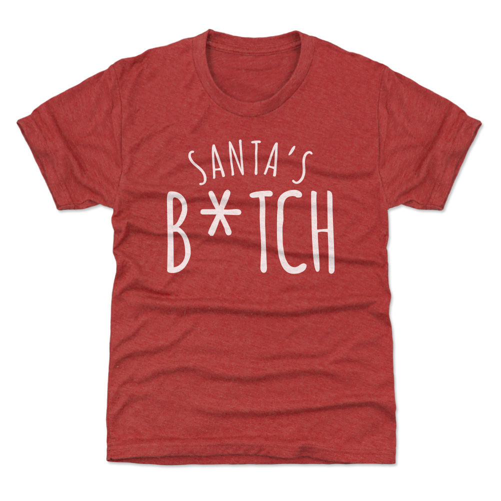 Christmas Santa's B-tch WHT