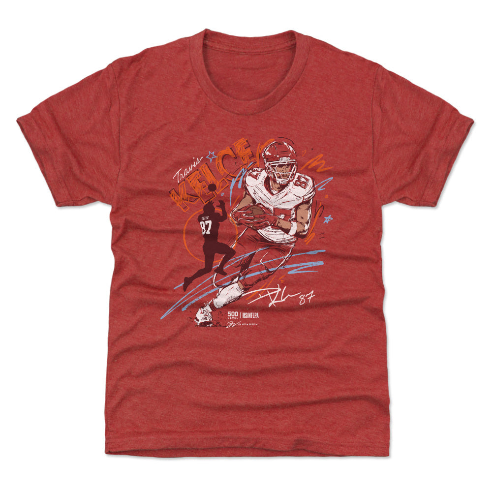 Travis Kelce Kansas City Scribble WHT