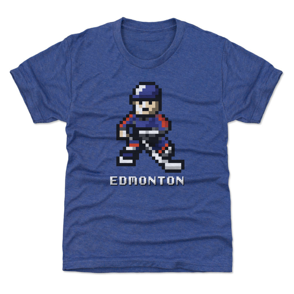 Edmonton Hockey 8-bit WHT