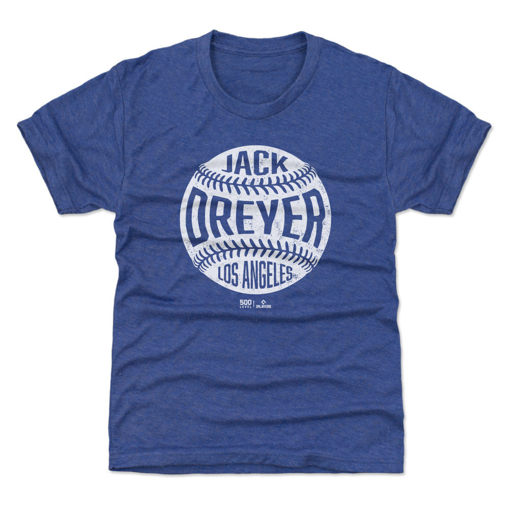 Jack Dreyer Los Angeles D Vintage Baseball WHT